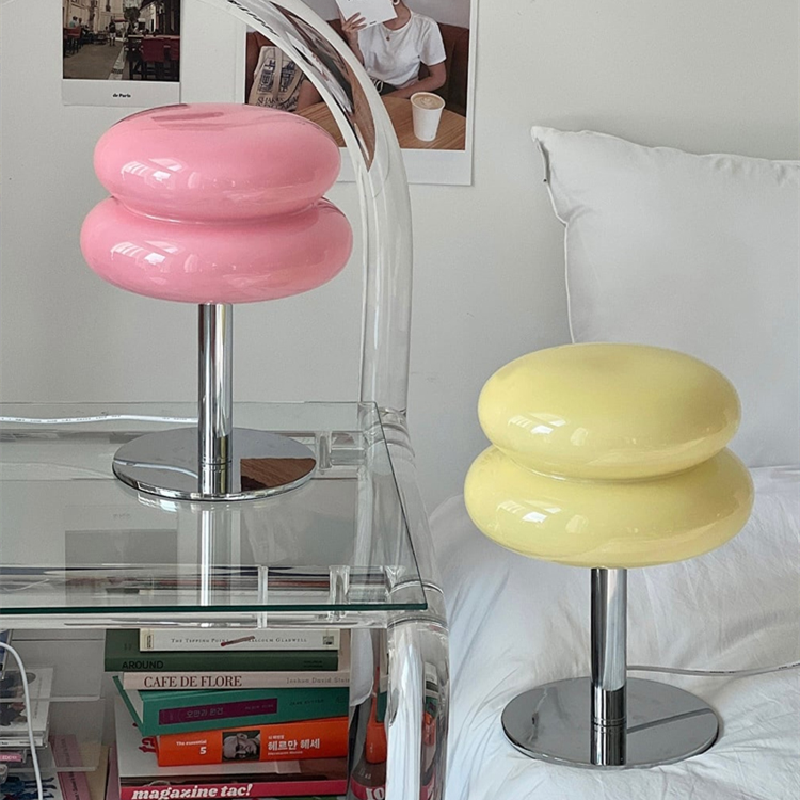 Italian Retro Glass Table Lamp