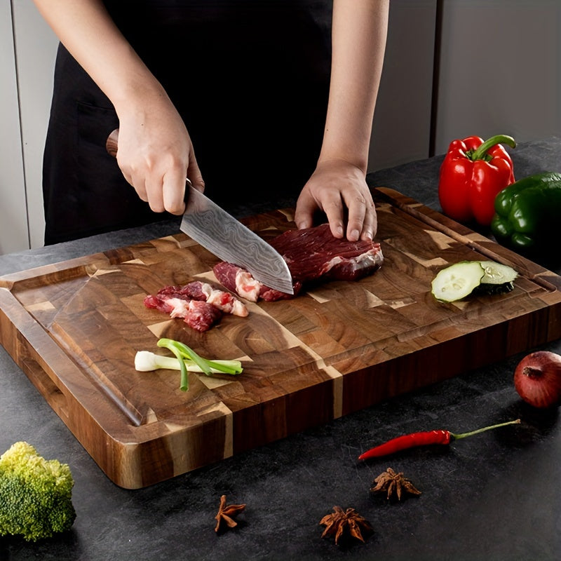 Acacia Wood End Grain Chopping Block