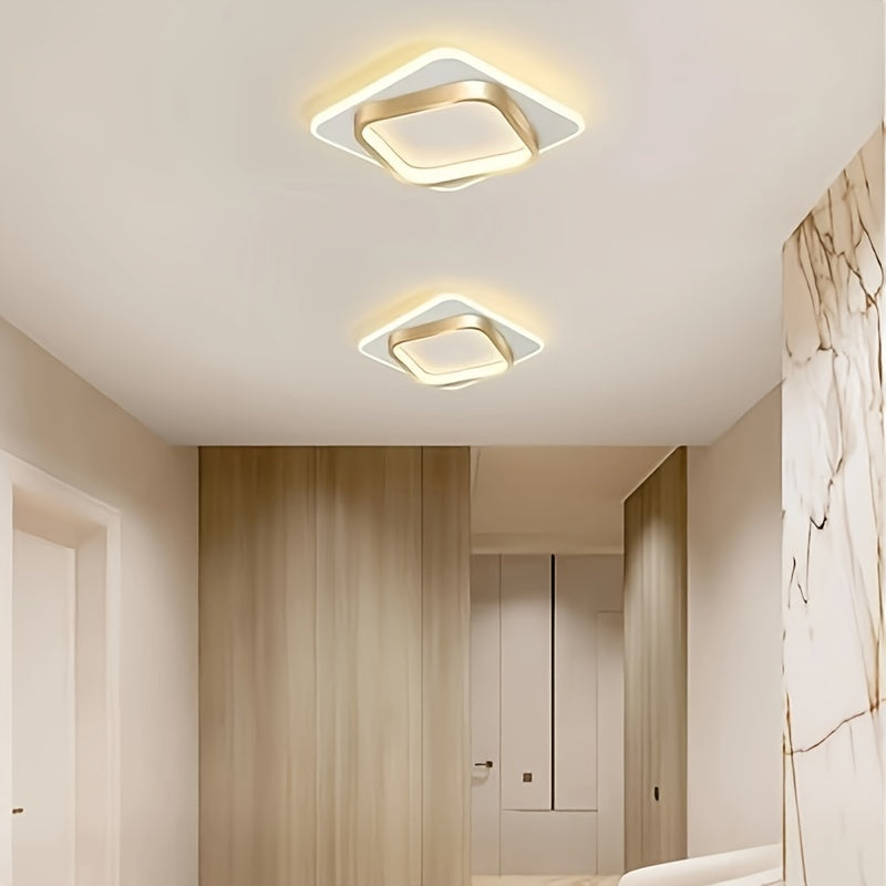 Square Geometric LED Ceiling Light