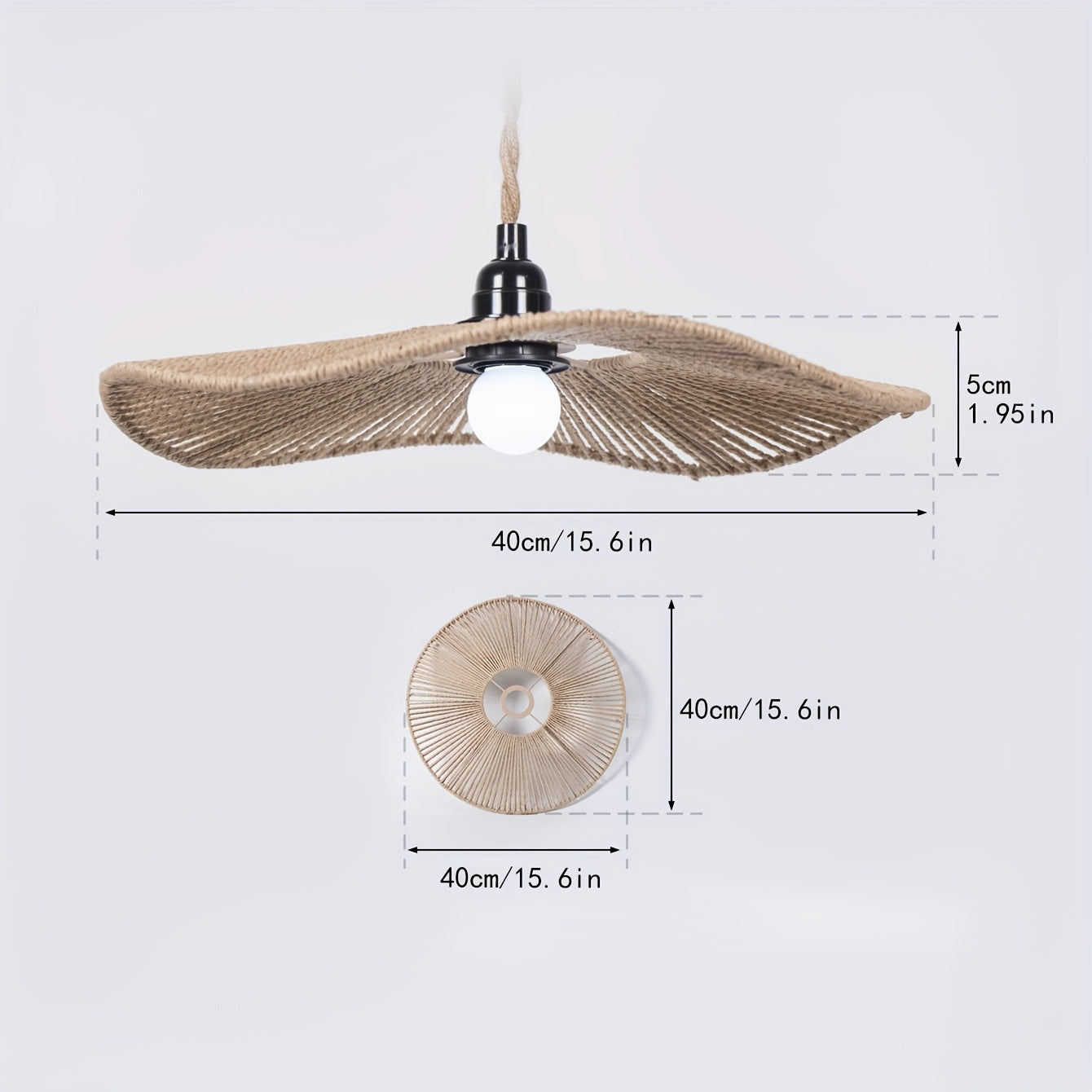 Artistic Paper Rope Ceiling Shade