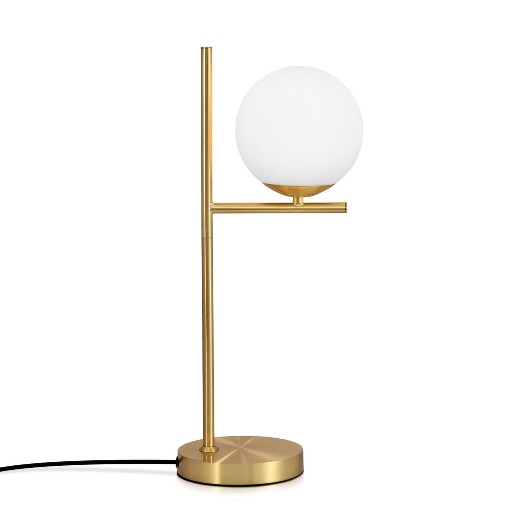 Golden Globe Glass Table Lamp