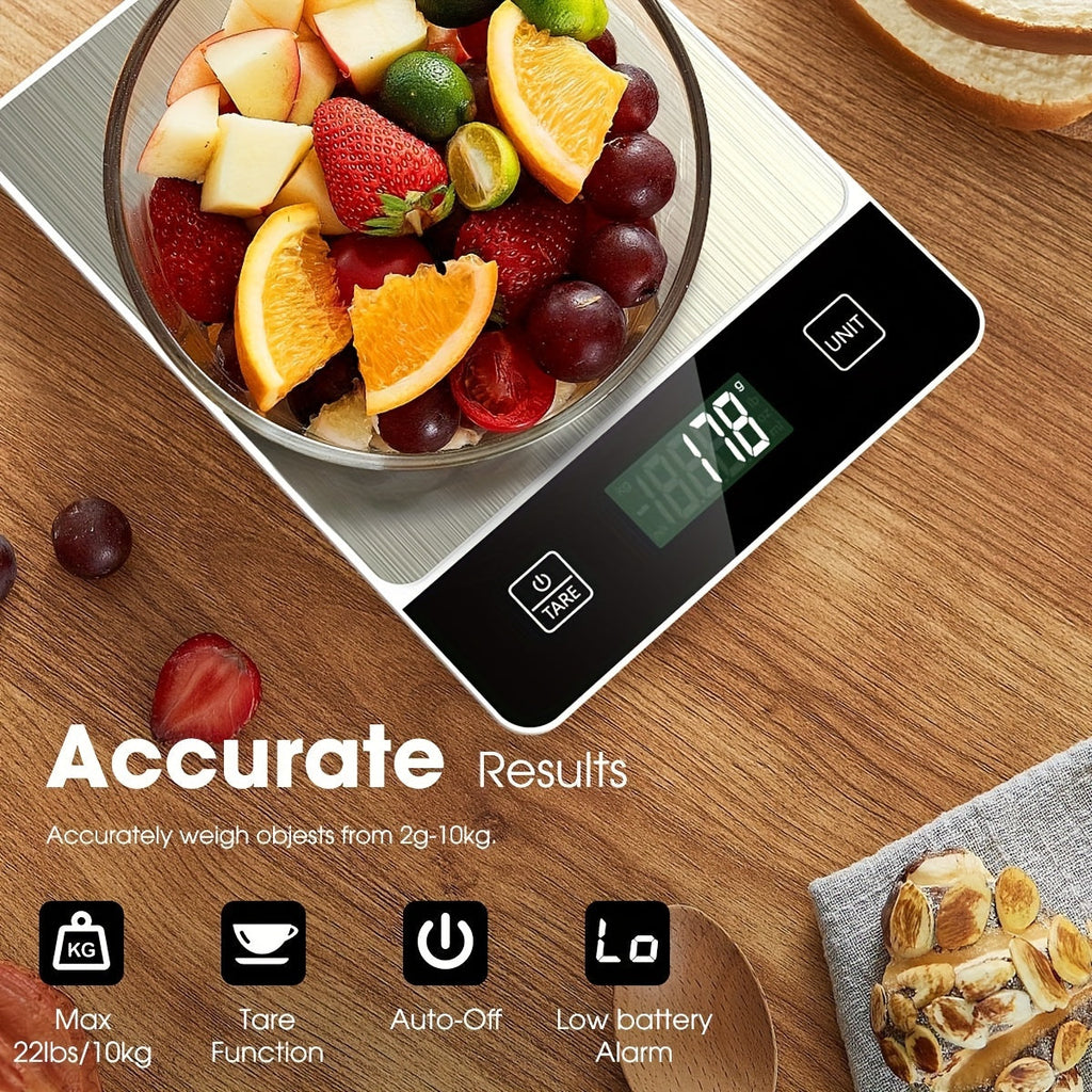 22lb Digital Stainless Kitchen Scale