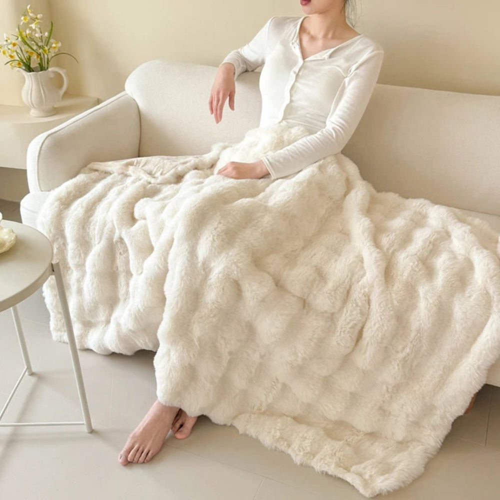Arctic Faux Fur Throw