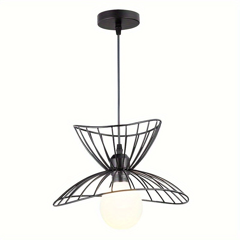 Retro Adjustable Black Pendant Light