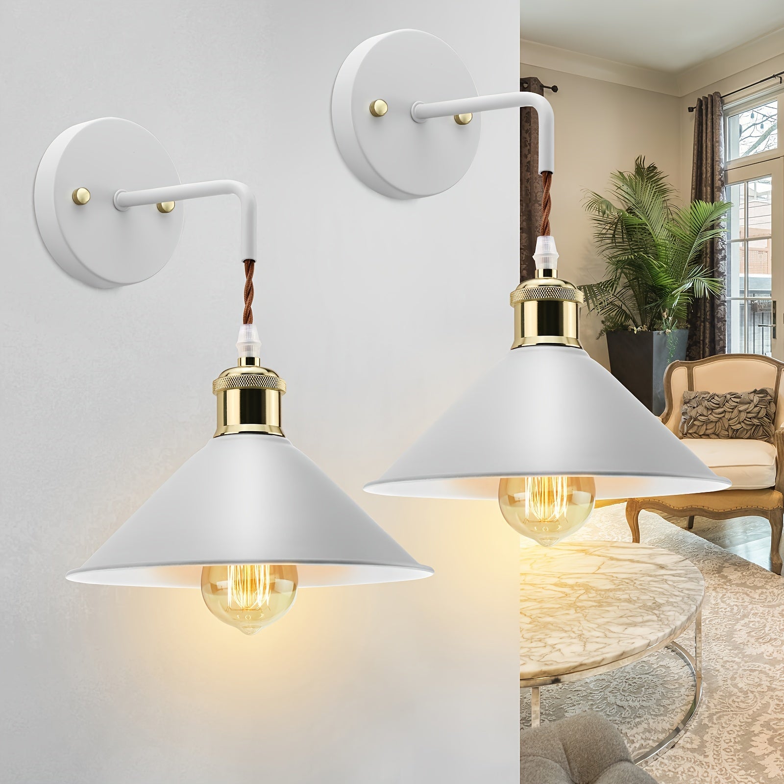 Oil-Rubbed Industrial Wall Sconce