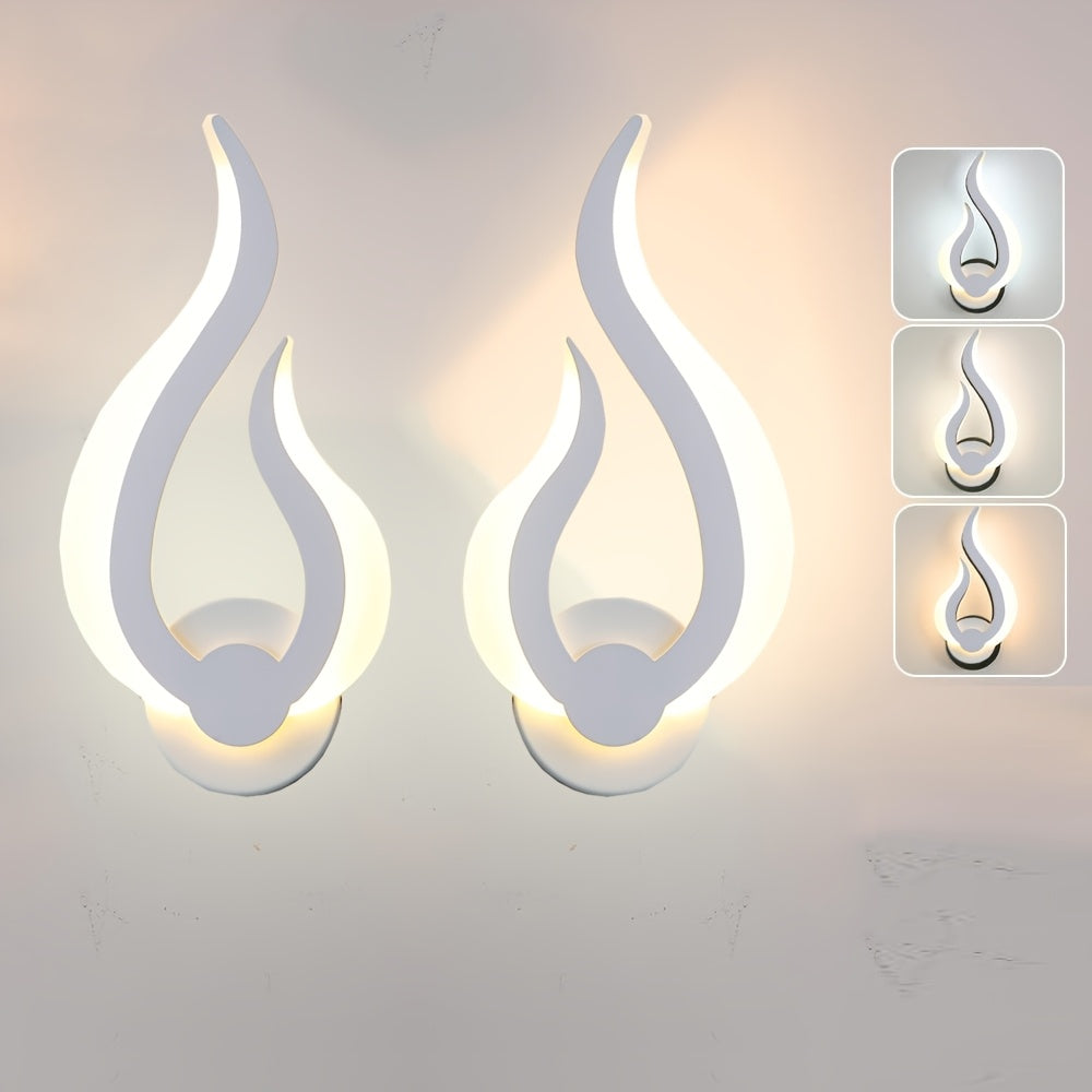 Flame Effect LED Wall Light 10W