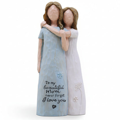 Mother & Daughter Sculpture Figurine