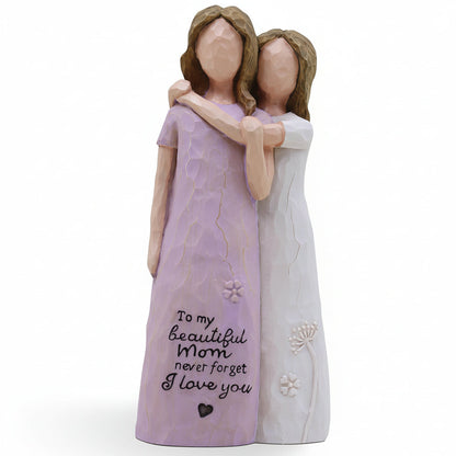 Mother & Daughter Sculpture Figurine
