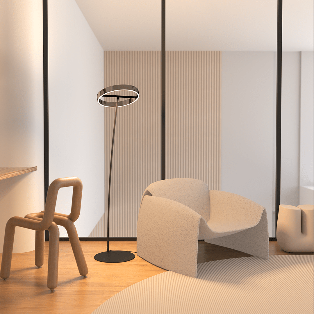 Floor Lamp LED Lighting Remote Control Adjustable Design - Image 25