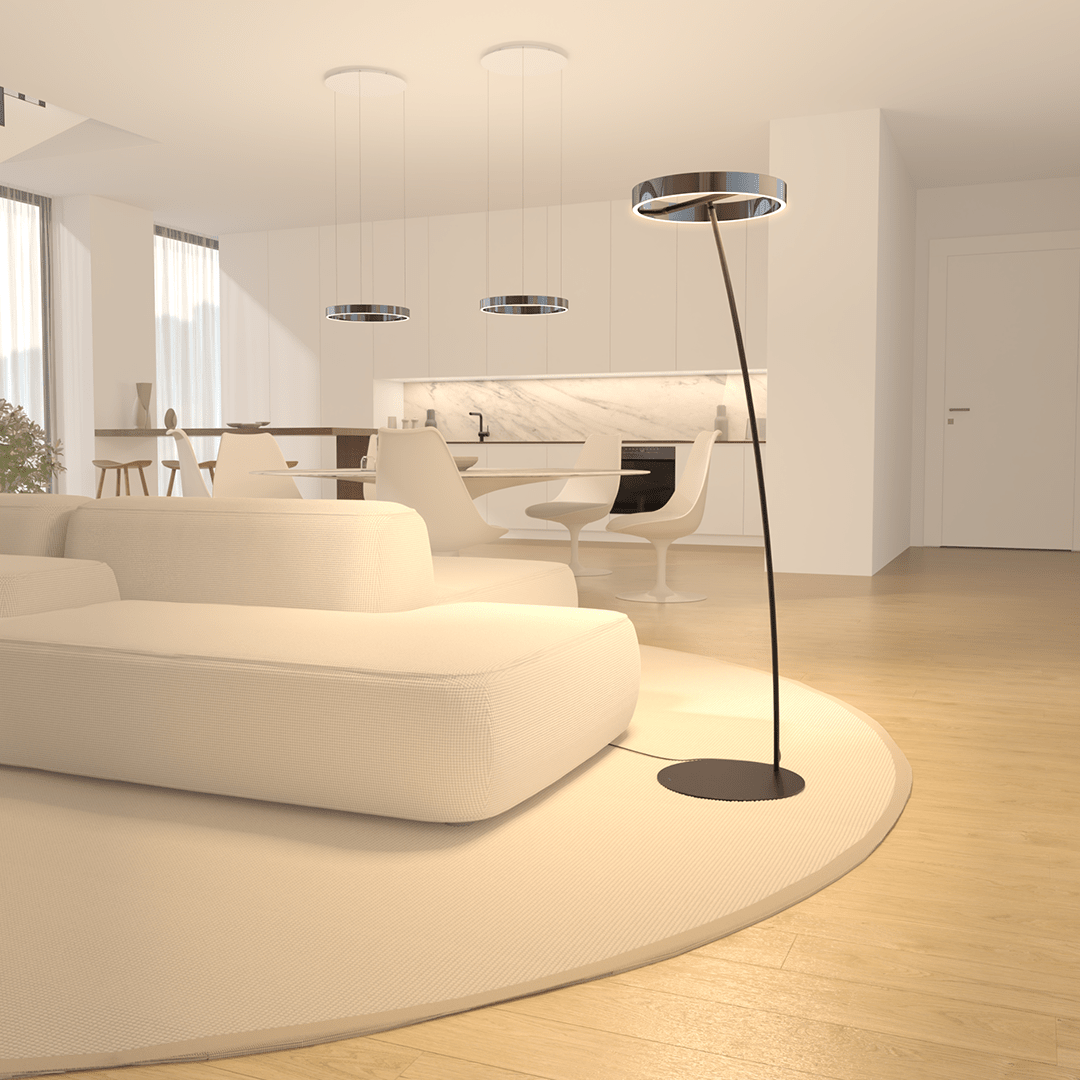 Floor Lamp LED Lighting Remote Control Adjustable Design - Image 27