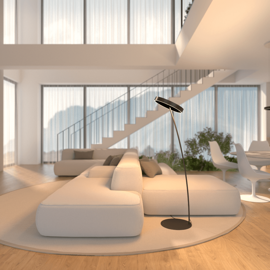 Floor Lamp LED Lighting Remote Control Adjustable Design - Image 3