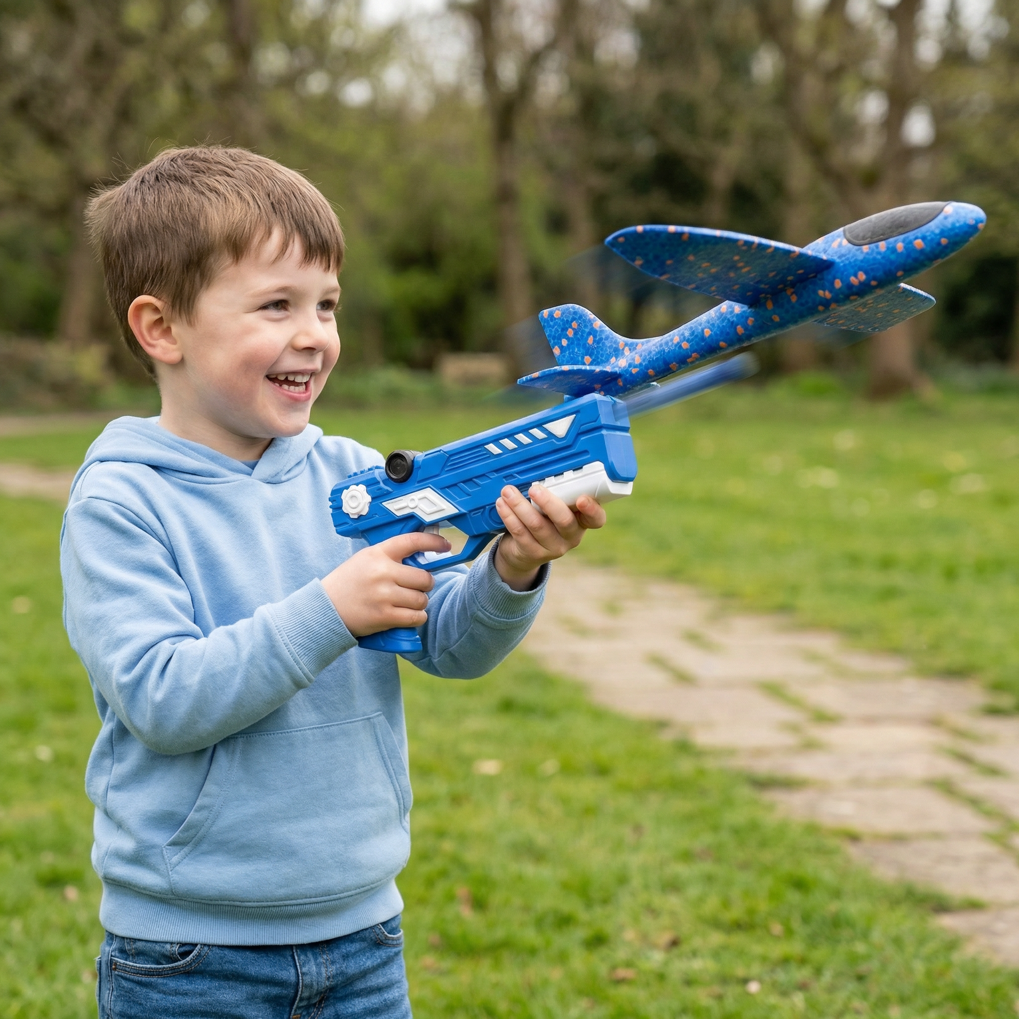 Flying Toy Interactive Outdoor Fun Launcher - Image 1