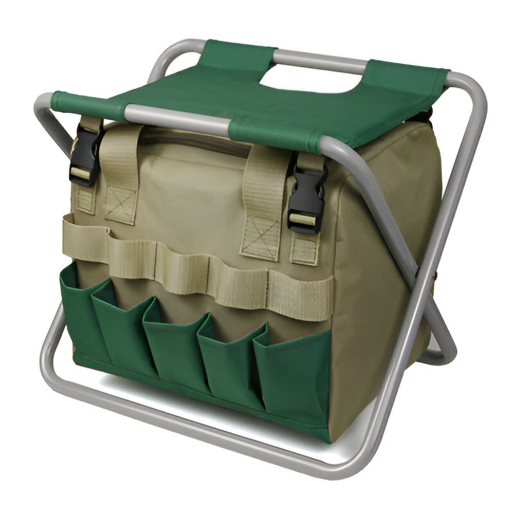 Garden Tool Set Seat Folding Stool Portable - Image 4
