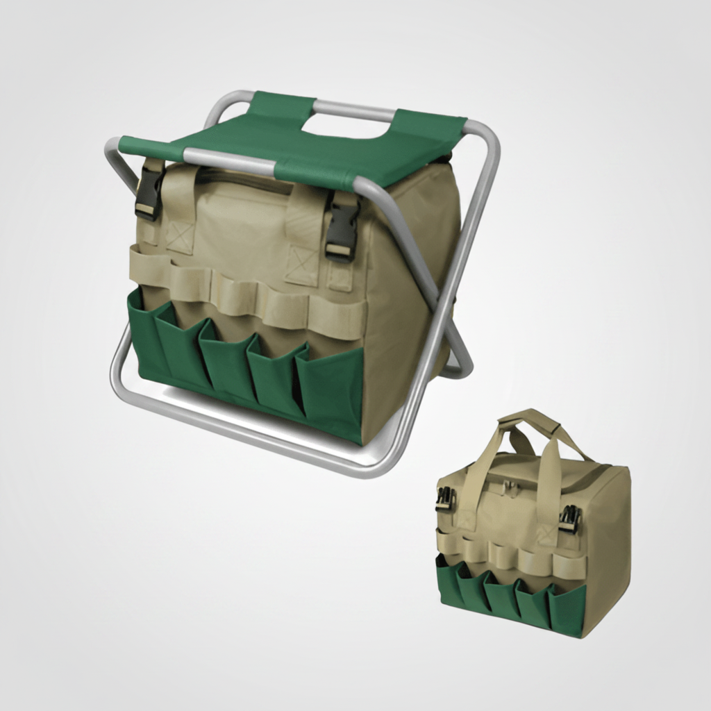 Garden Tool Set Seat Folding Stool Portable - Image 5