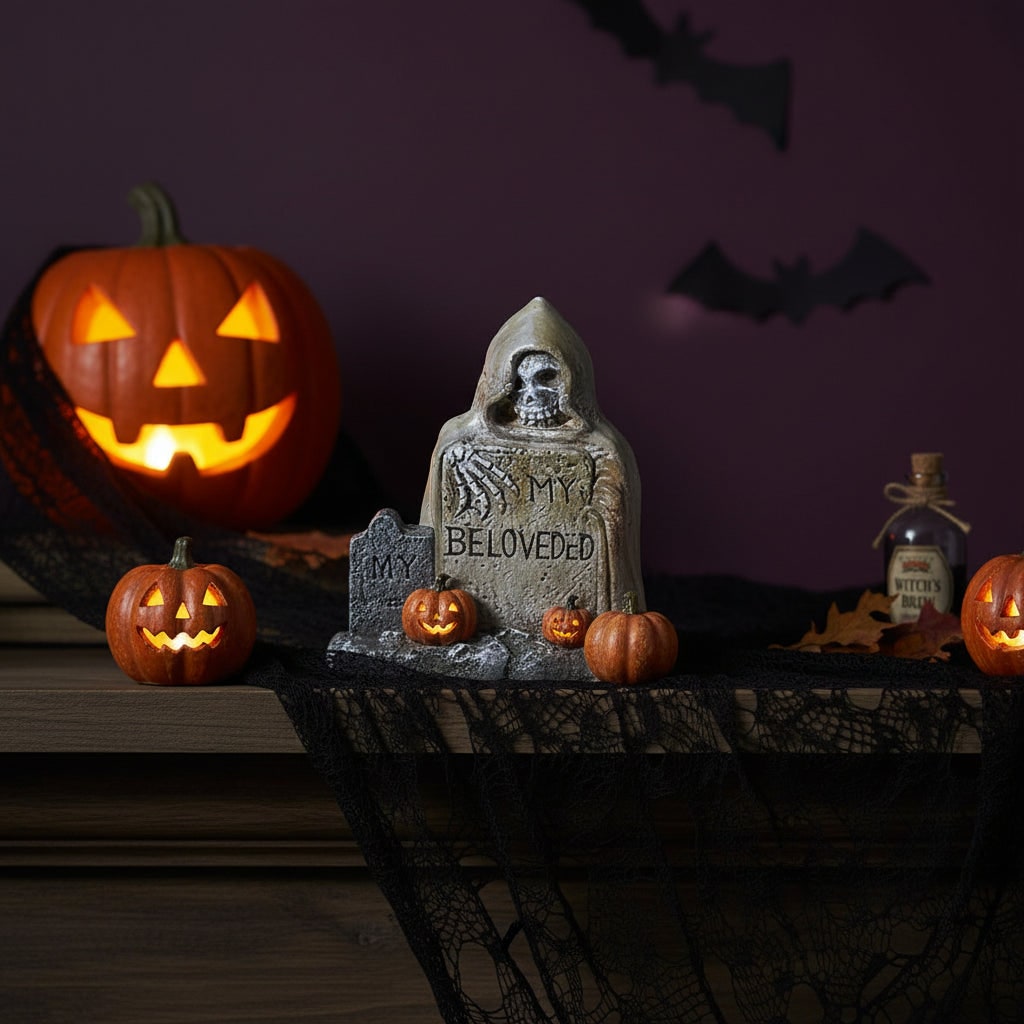 Halloween Accessories Halloween Table Decoration Grave Stone - Image 1