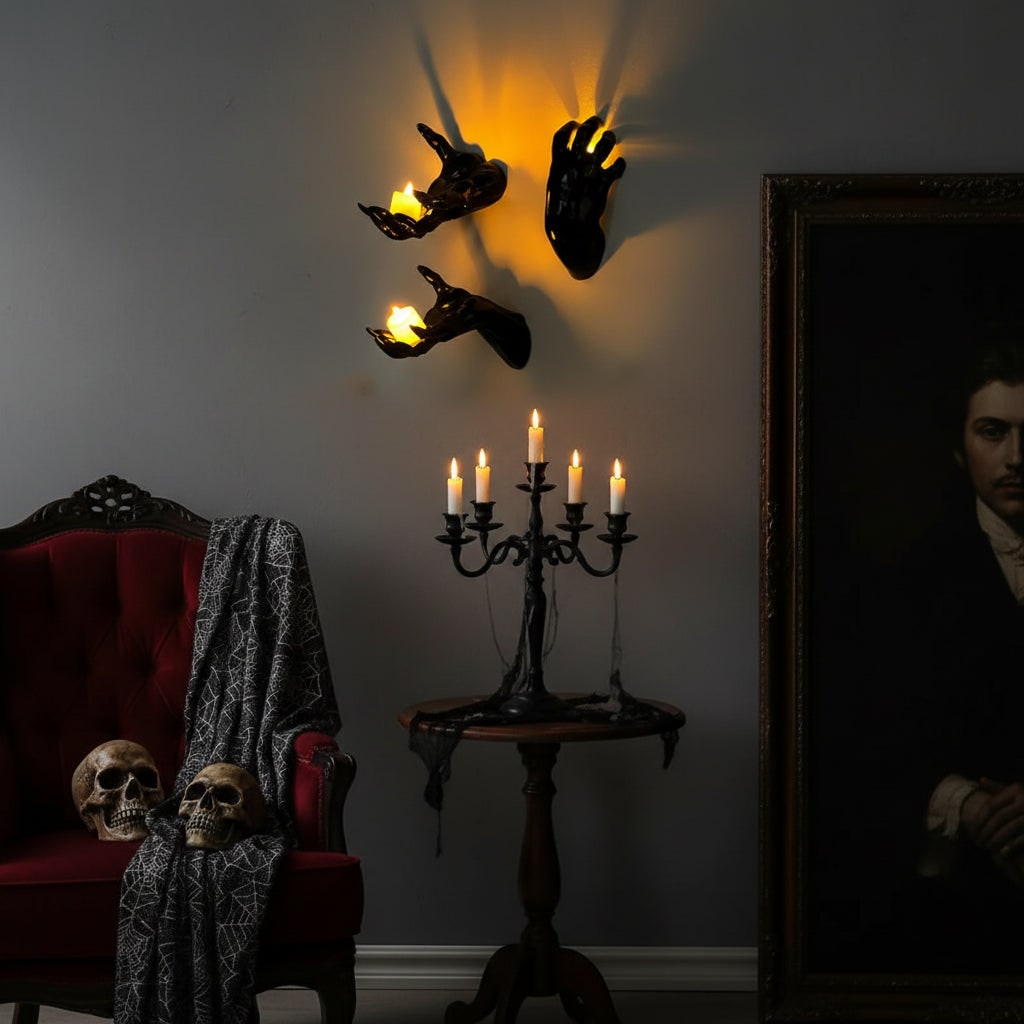 Halloween Decoration 3D Wall Art Gothic Home Decor - Image 1