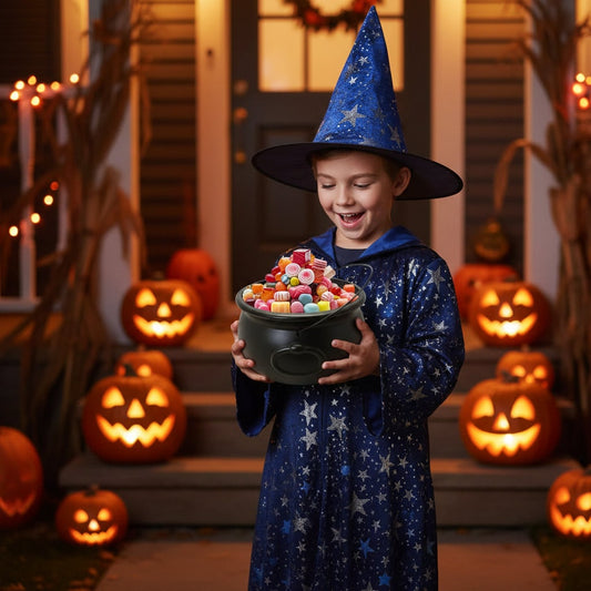 Halloween Decoration Cauldron Trick or Treat Display - Image 1