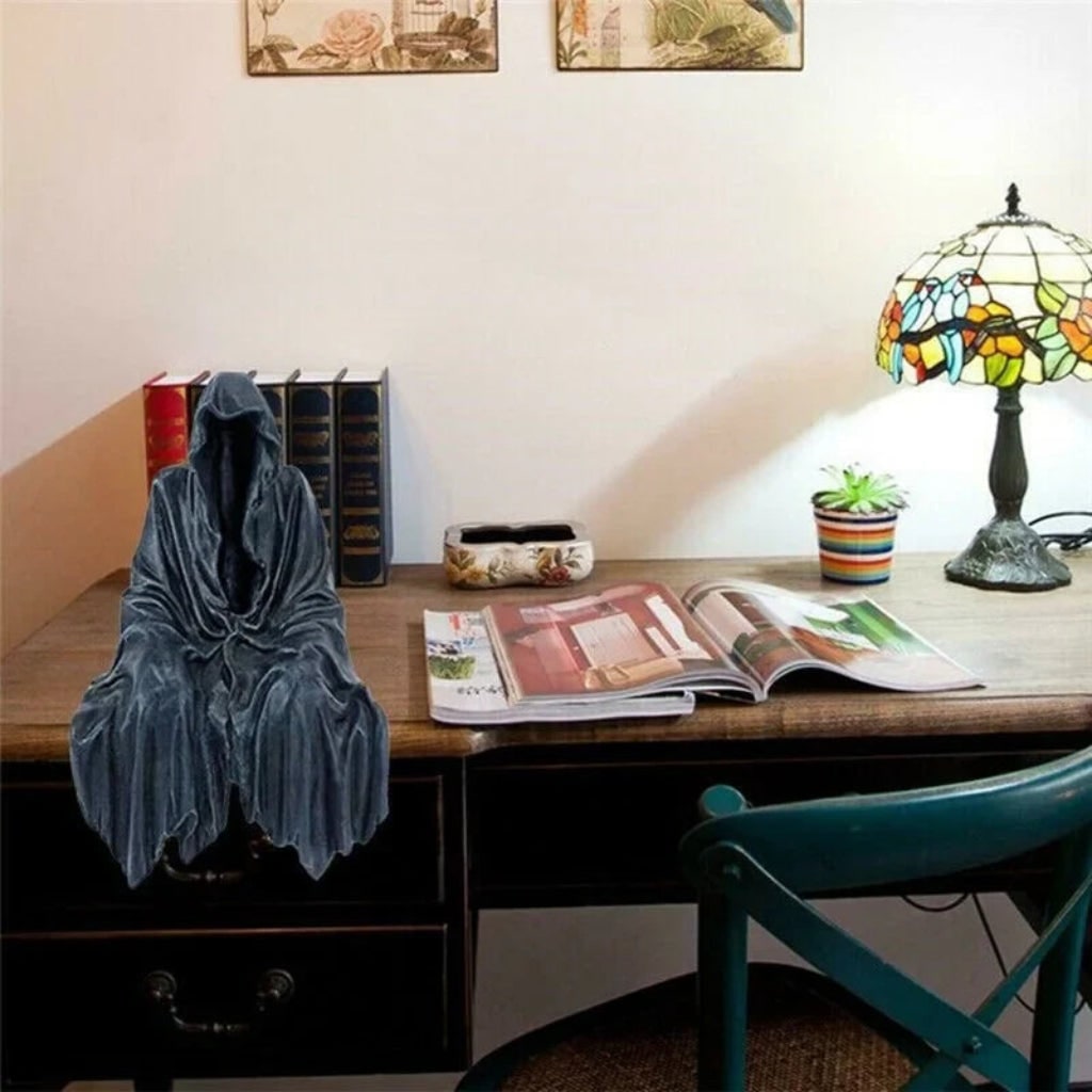 Halloween Decoration Compact Size Grim Reaper Statue - Image 4