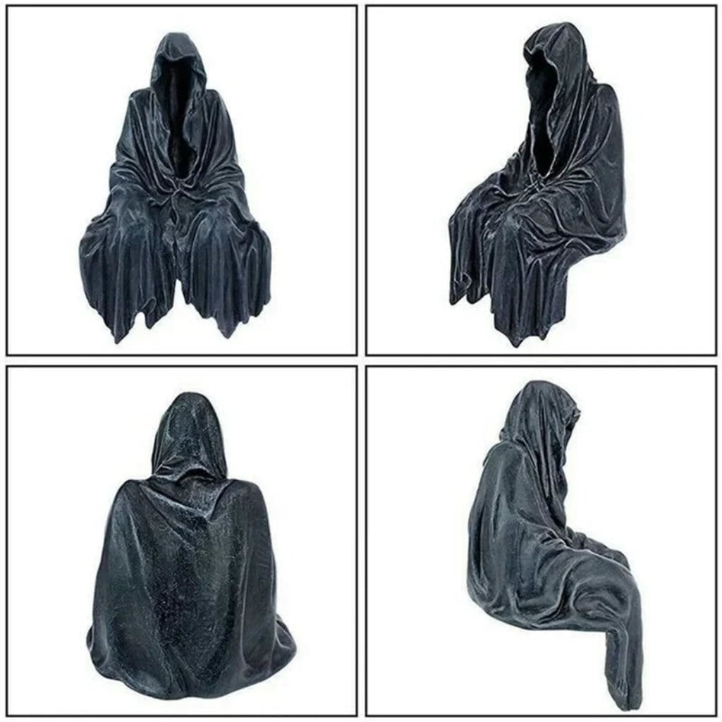Halloween Decoration Compact Size Grim Reaper Statue - Image 5