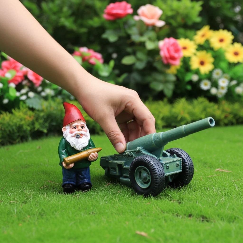 Halloween Decoration Garden Gnome Fun Outdoor Accent - Image 1