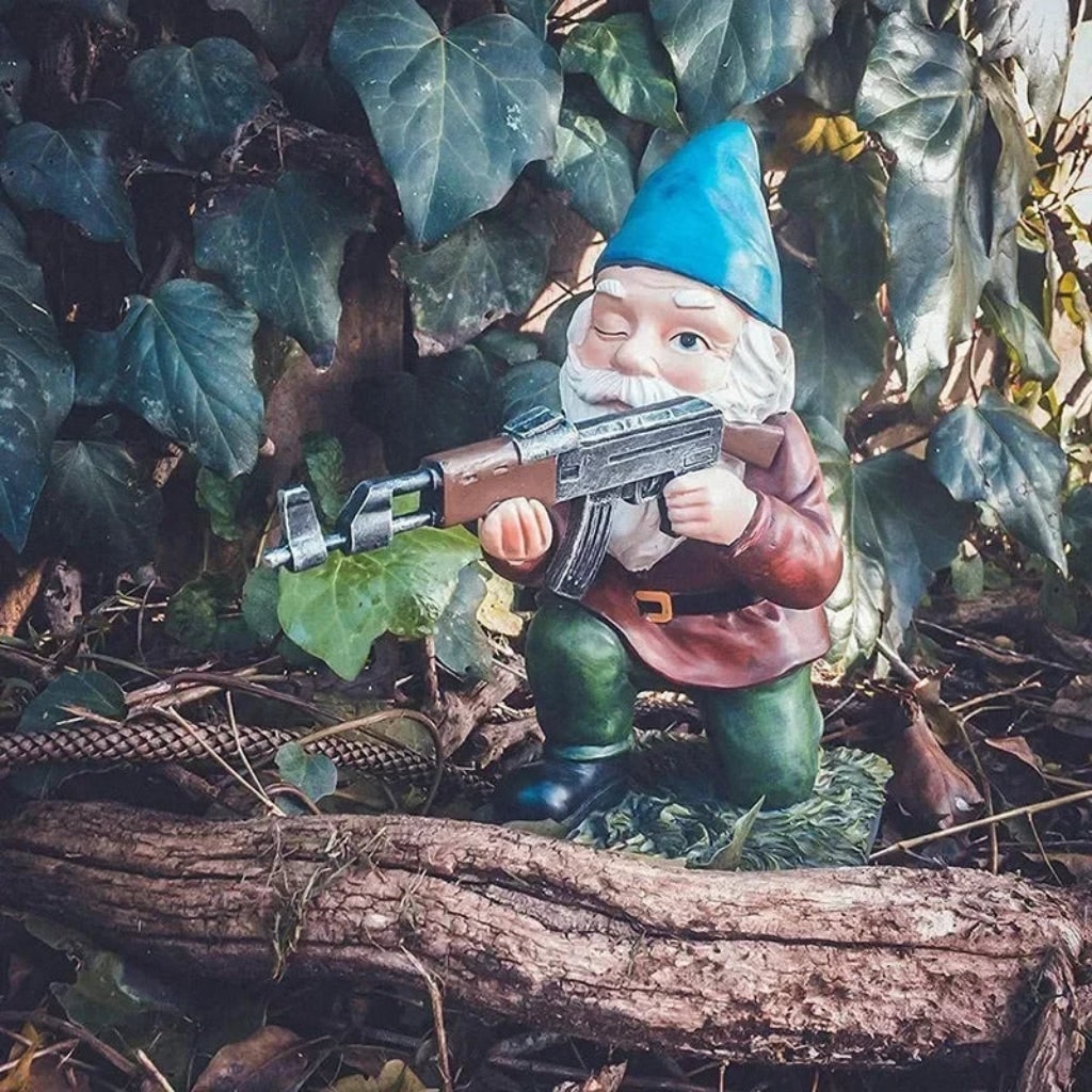 Halloween Decoration Garden Gnome Unique Outdoor Accent - Image 1