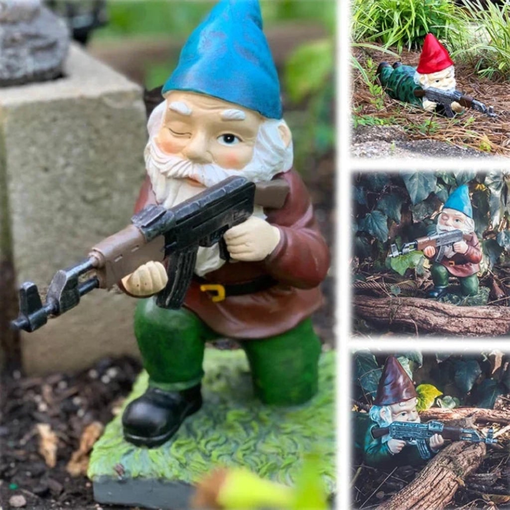 Halloween Decoration Garden Gnome Unique Outdoor Accent - Image 2