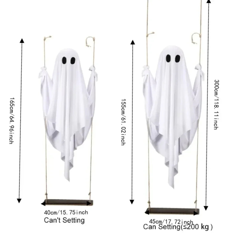Halloween Decoration Ghost Flying Remote Controlled Swing - Image 6