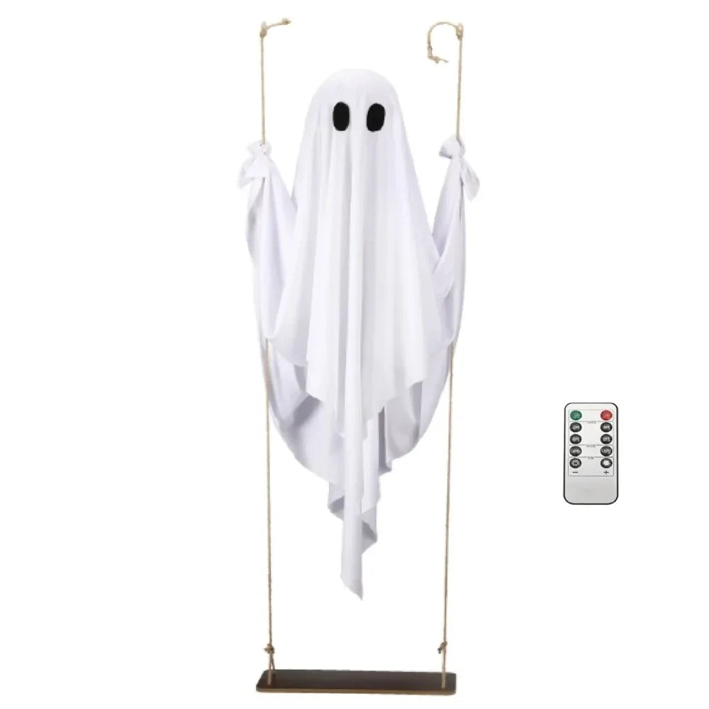 Halloween Decoration Ghost Flying Remote Controlled Swing - Image 7