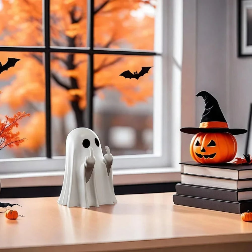 Halloween Decoration Ghost Statue Home Accent Table Decoration - Image 3