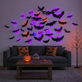 Halloween Decoration LED Bat Lights Wall Art Display - Image 1