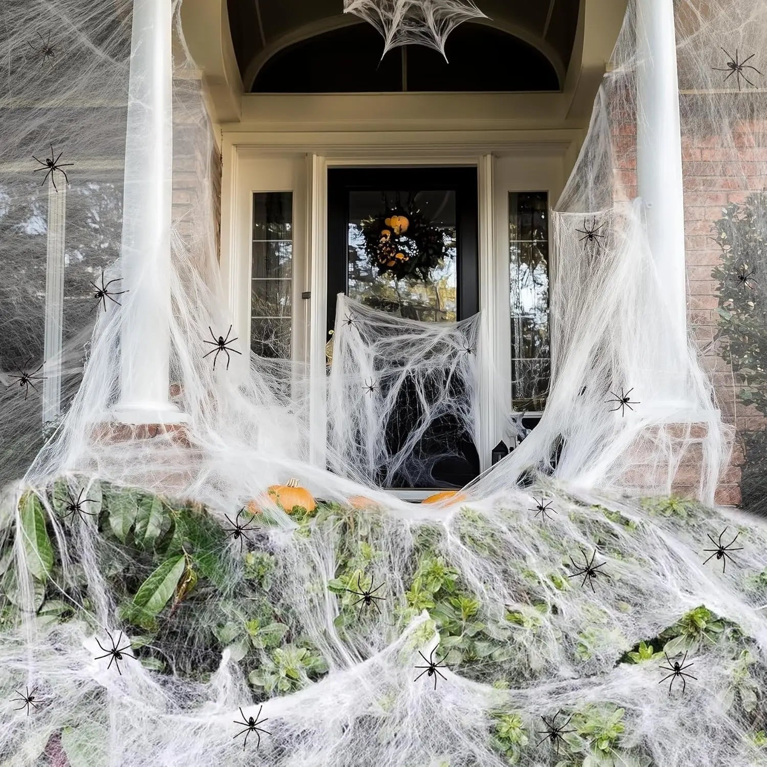 Halloween Decoration Outdoor Halloween Party Decor Spider Webs - Image 1