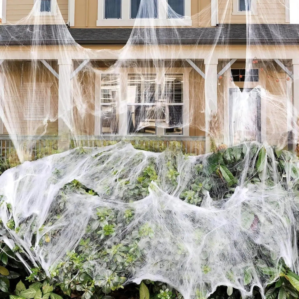 Halloween Decoration Outdoor Halloween Party Decor Spider Webs - Image 2