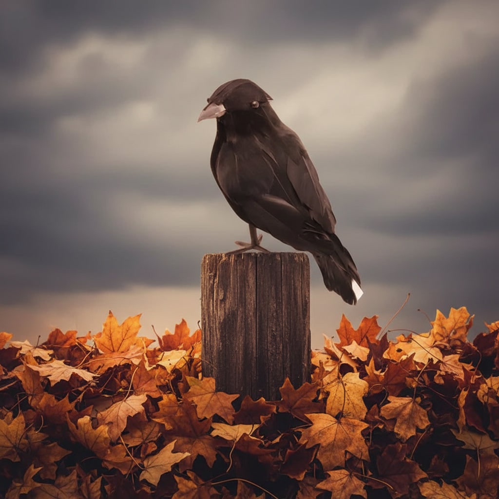 Halloween Decoration Realistic Artificial Crows - Image 6