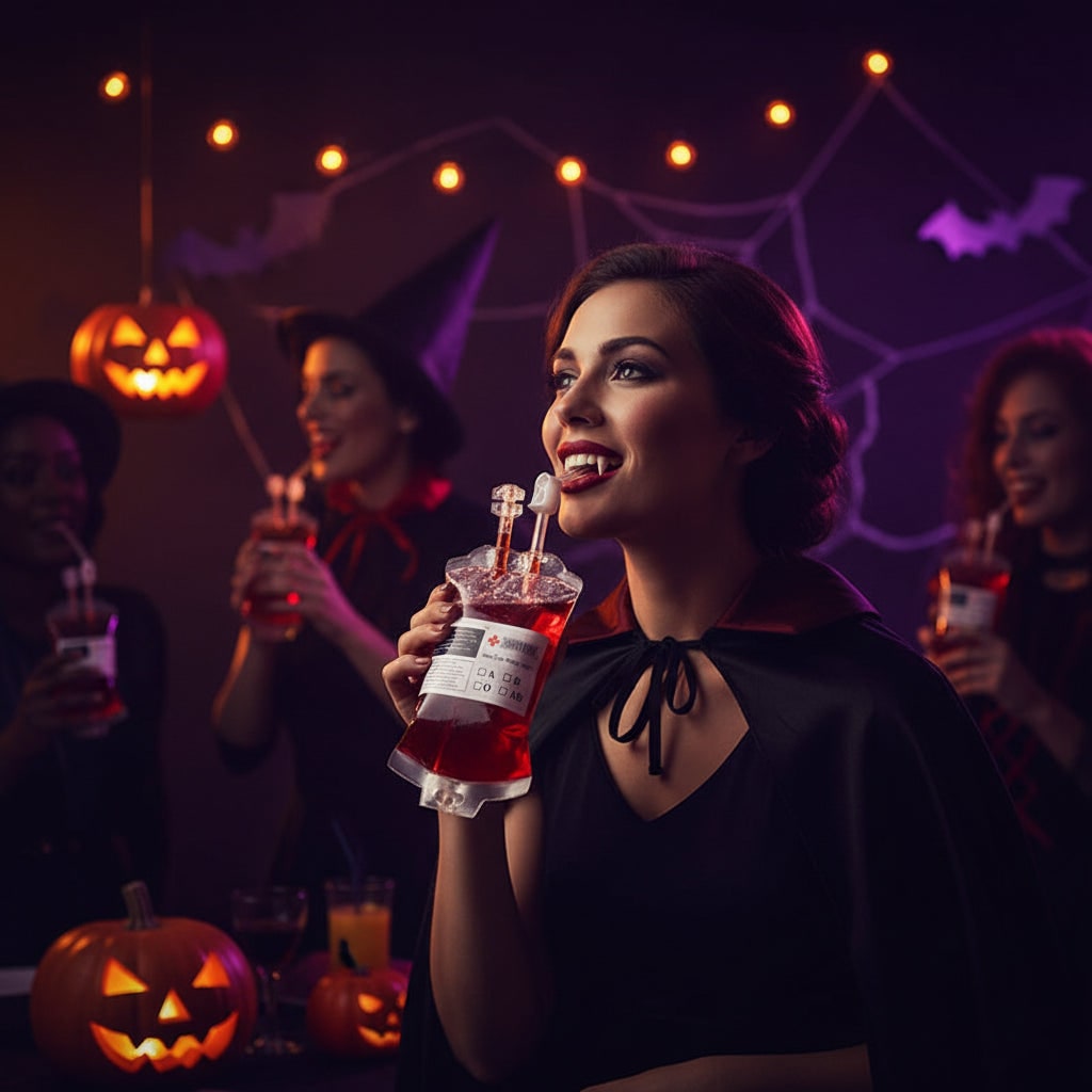 Halloween Decoration Vampire Blood Bag Party Supplies - Image 1