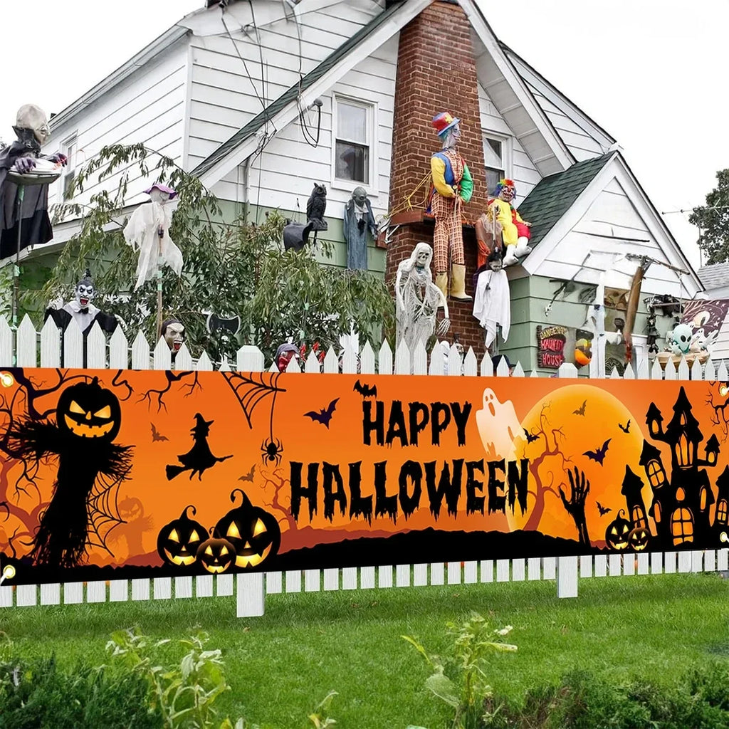 Halloween Decorations Outdoor Halloween Banner Yard Sign - Image 1
