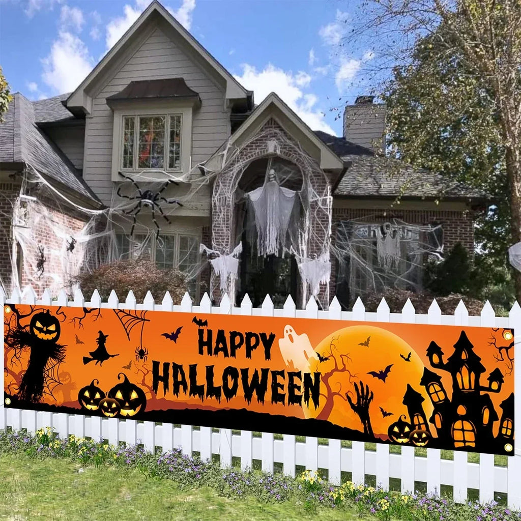 Halloween Decorations Outdoor Halloween Banner Yard Sign - Image 3