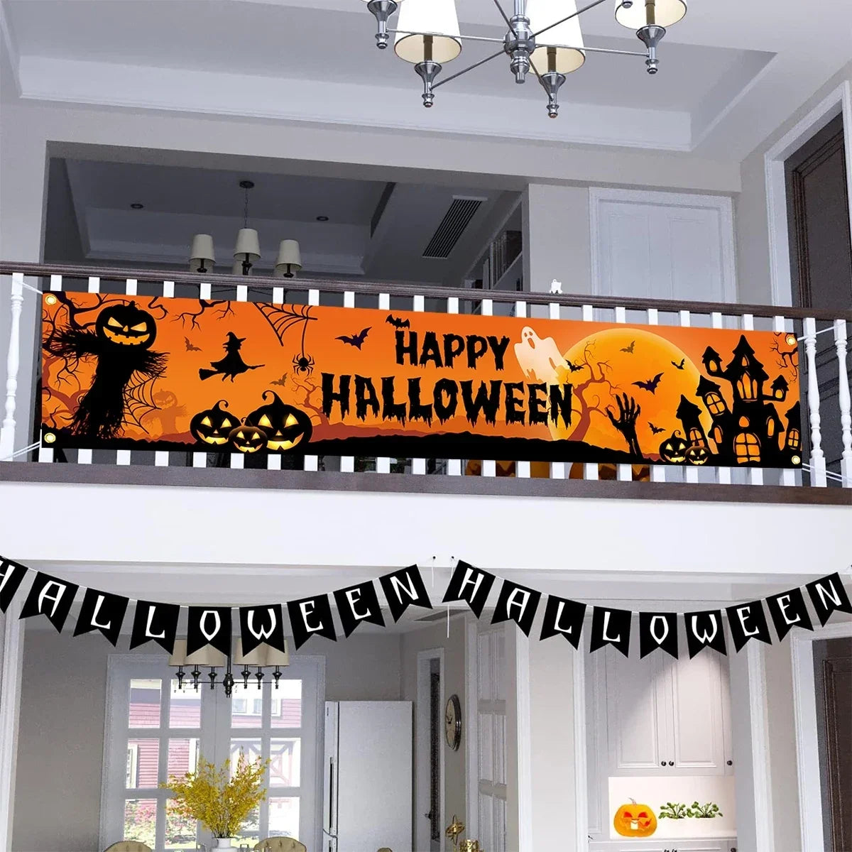 Halloween Decorations Outdoor Halloween Banner Yard Sign - Image 4