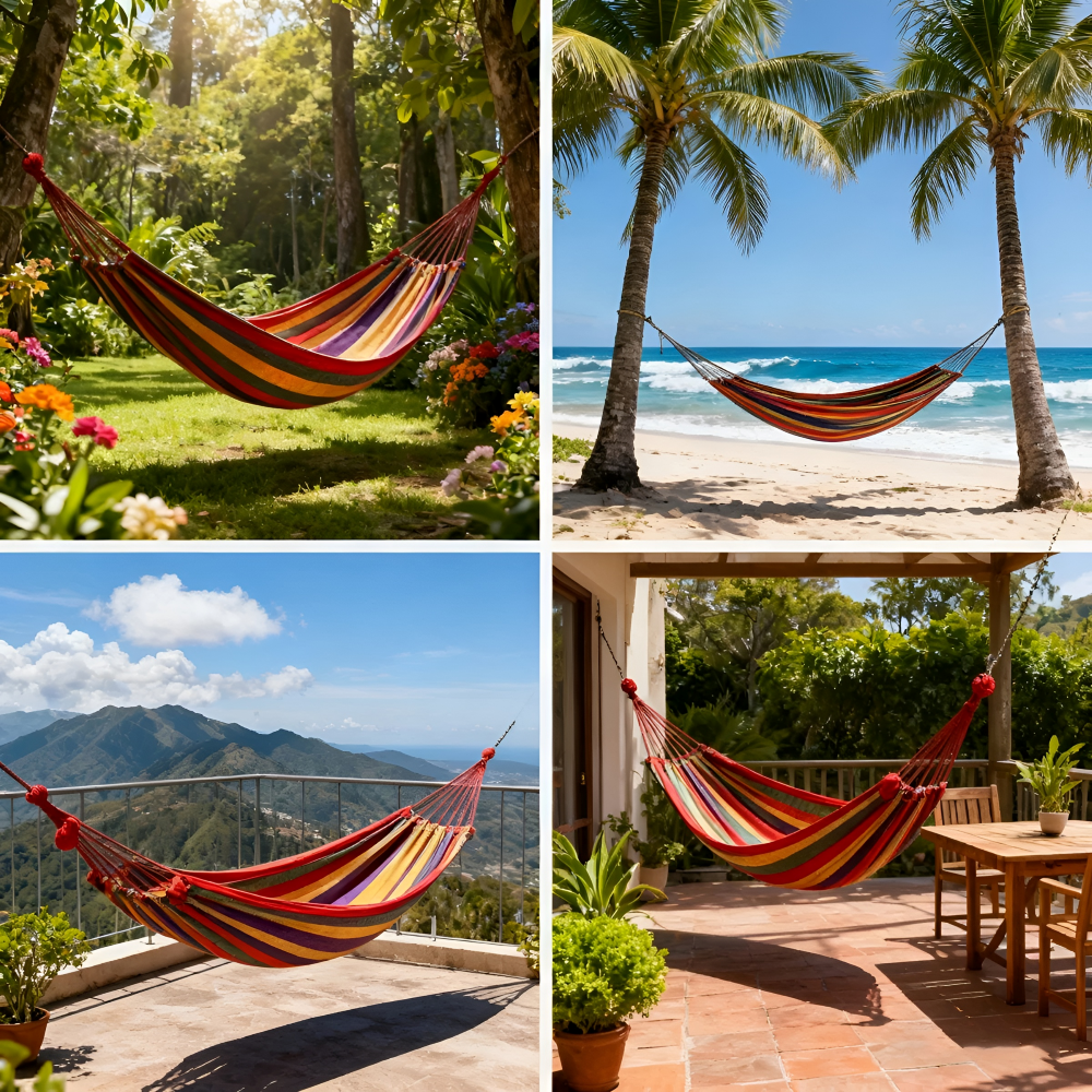 Hammock for Camping Outdoor Hammock Portable Straps - Image 5
