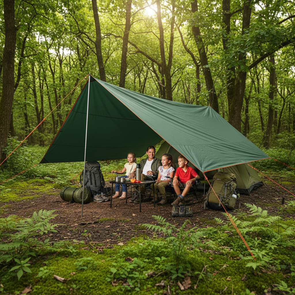 Heavy Duty Tarp Waterproof Camping Grommet Reinforced - Image 5