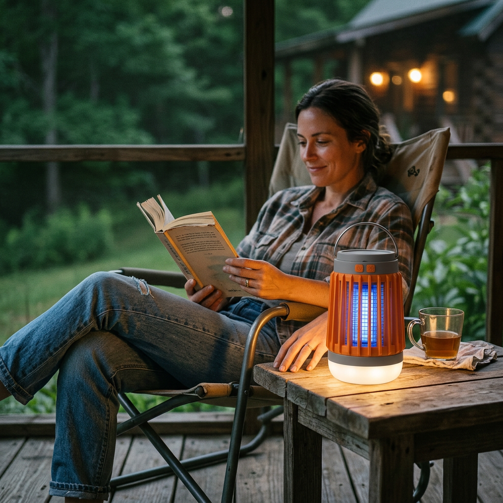 USB Rechargeable Mosquito Zapper UV Light Indoor Lantern