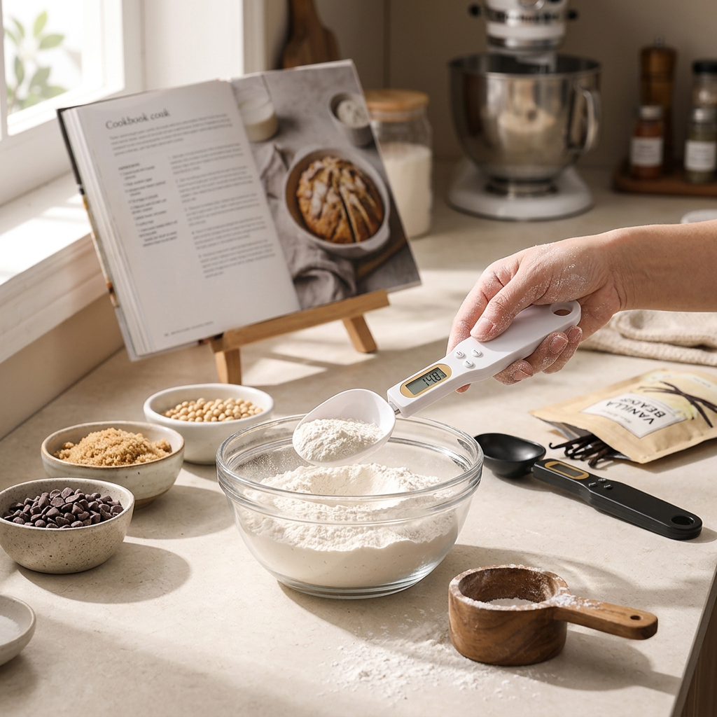 Digital Measuring Spoon Display Kitchen Tool Lcd Scale