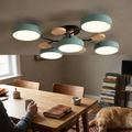 Energy Efficient Semi Flush Ceiling Light LED Chandelier