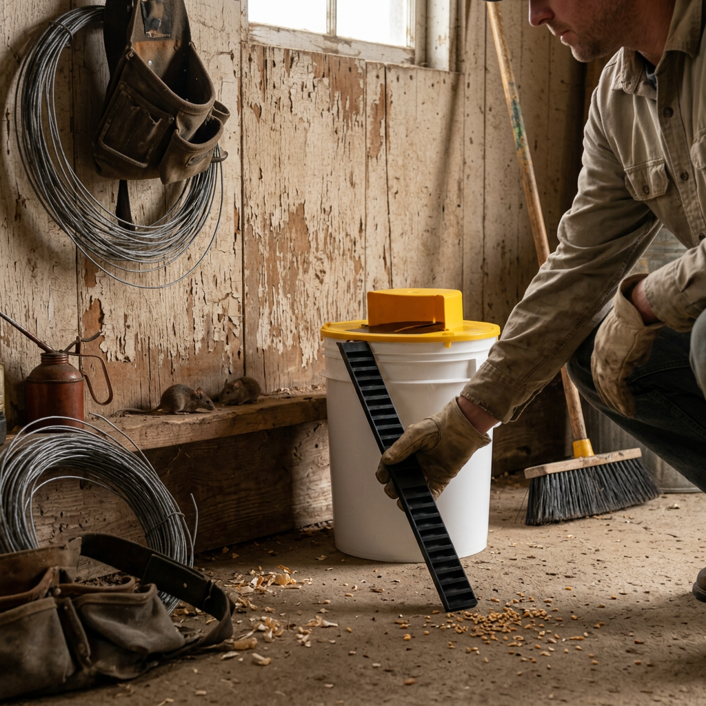 Bucket Mouse Trap Automatic Pest Control Catcher