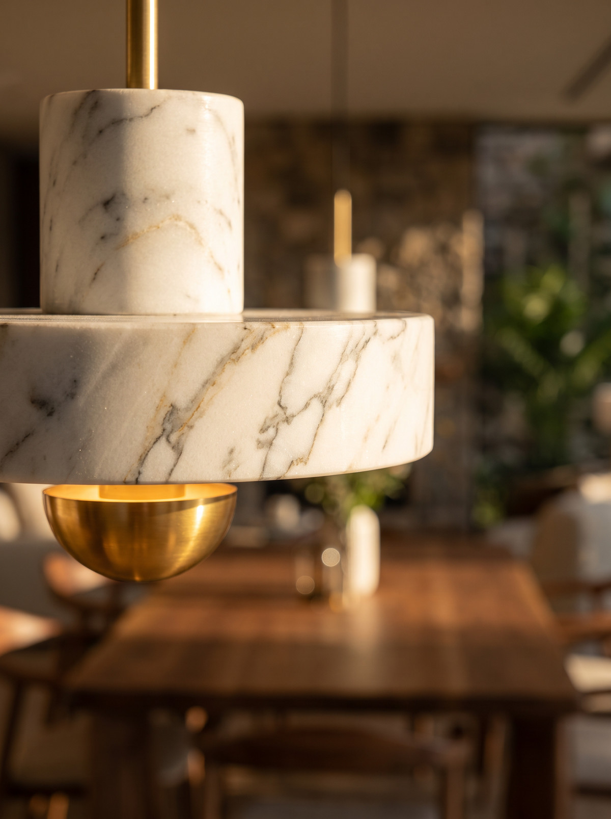 Natural Marble Pendant Lamp lifestyle 2