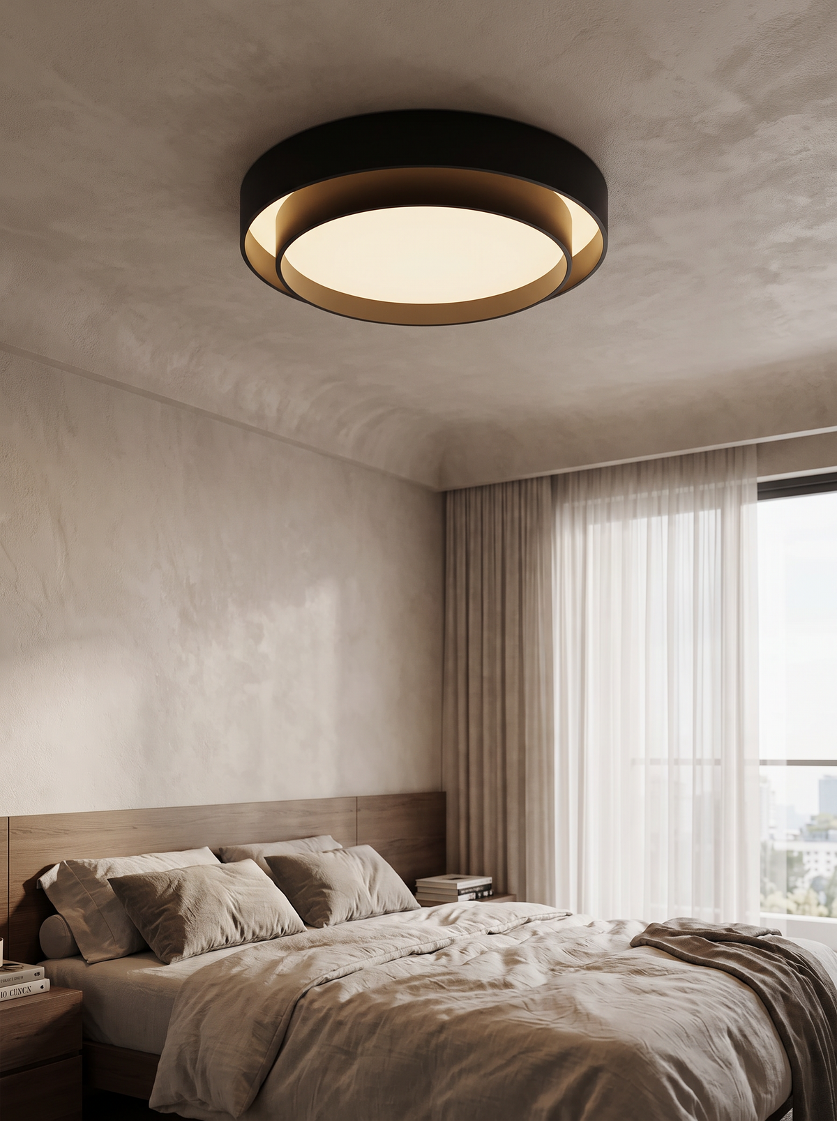 Nordic Round LED Ceiling Light lifestyle 3