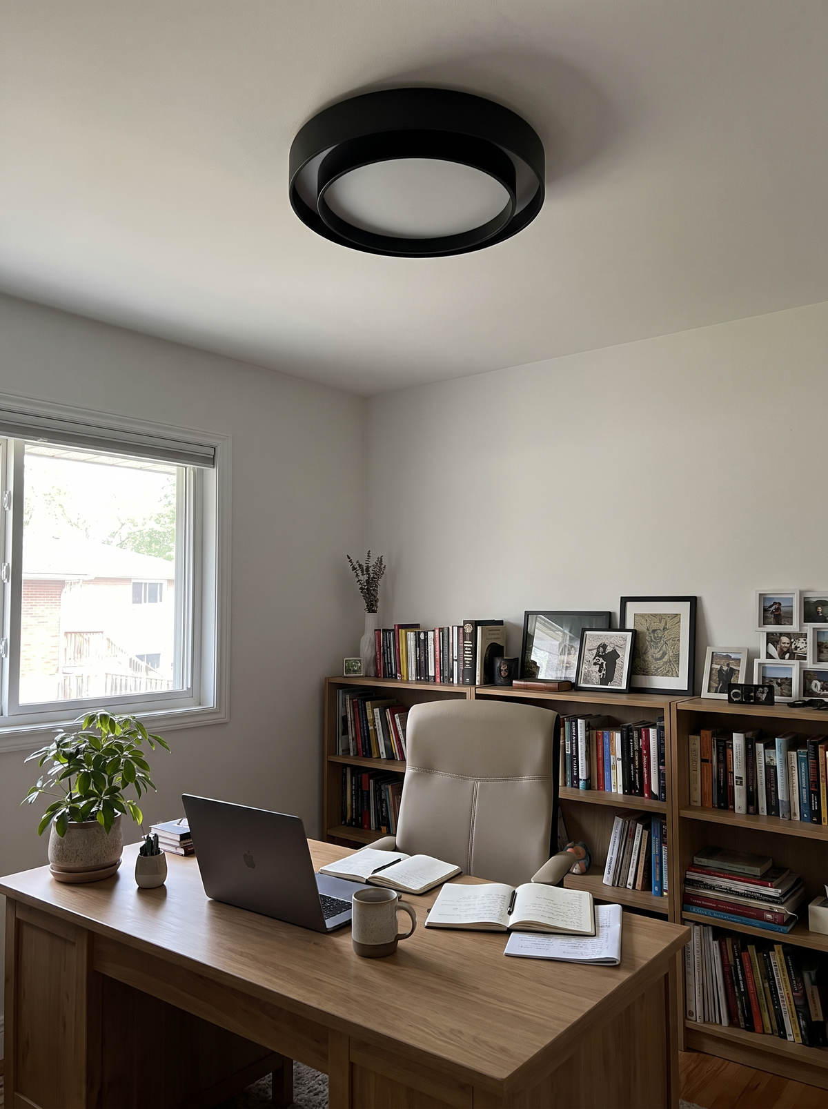 Nordic Round LED Ceiling Light lifestyle 2