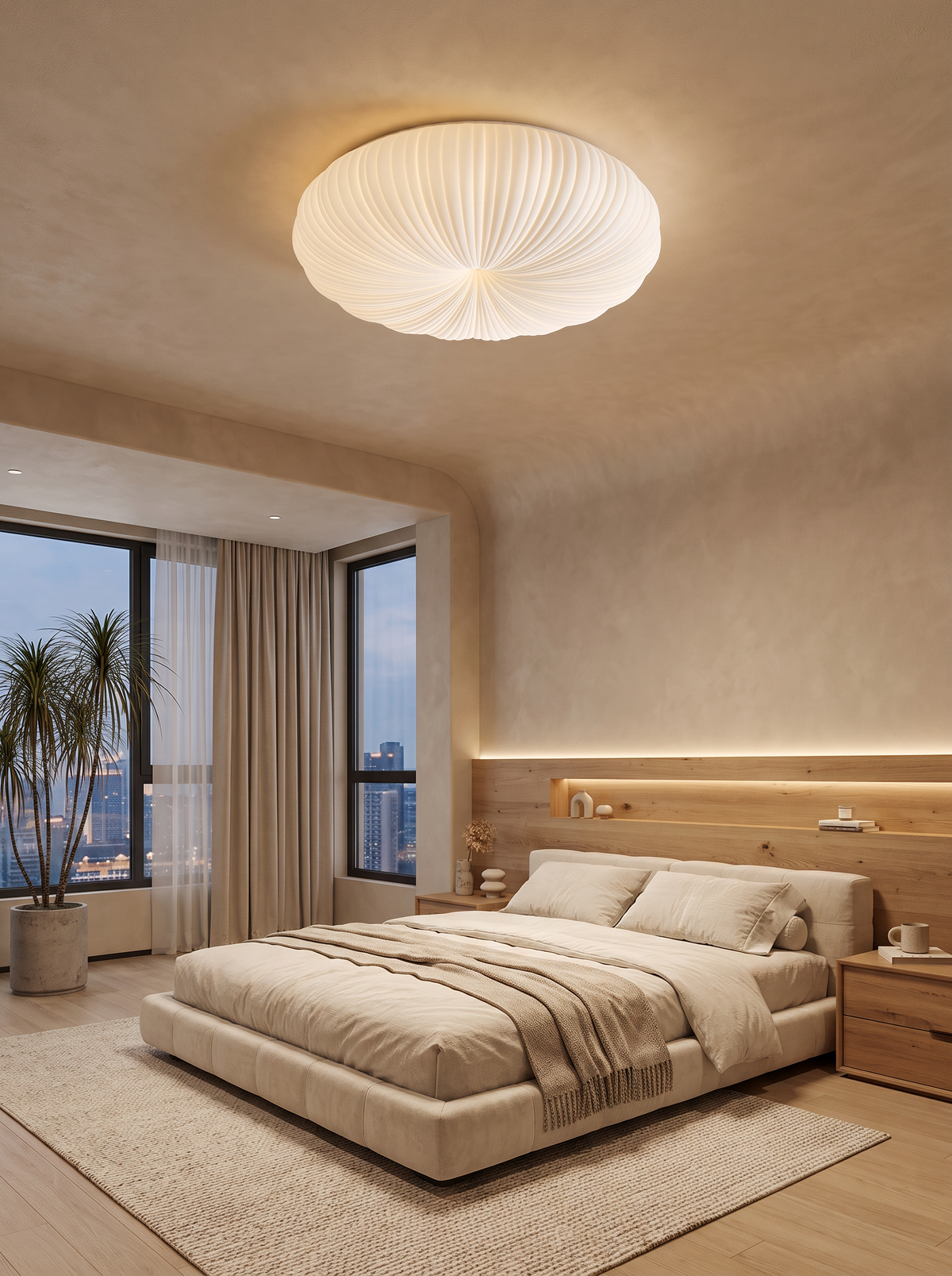 Olara Modern LED Ceiling Light lifestyle 1