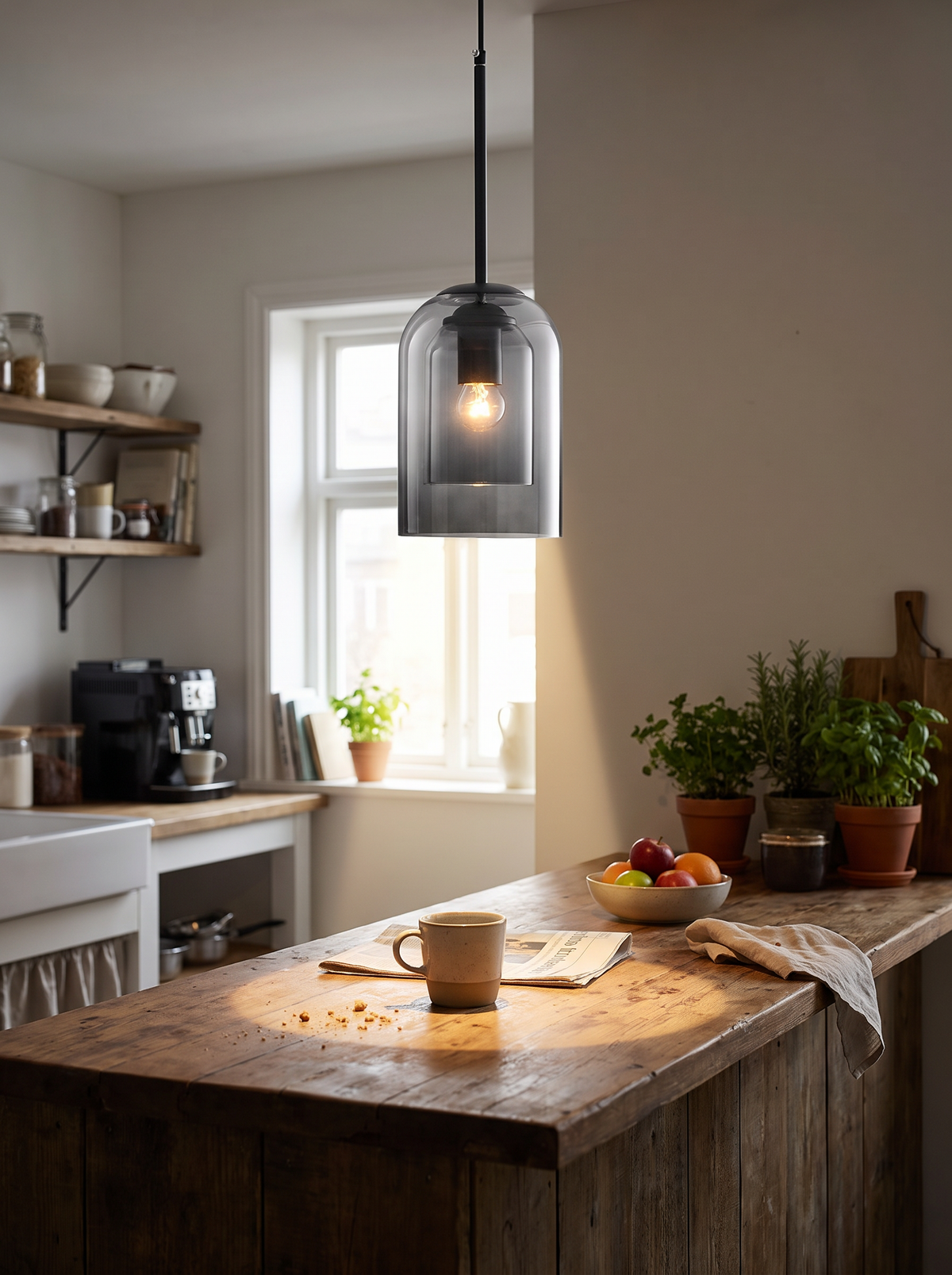 Nordic Glass Hanging Pendant lifestyle 2