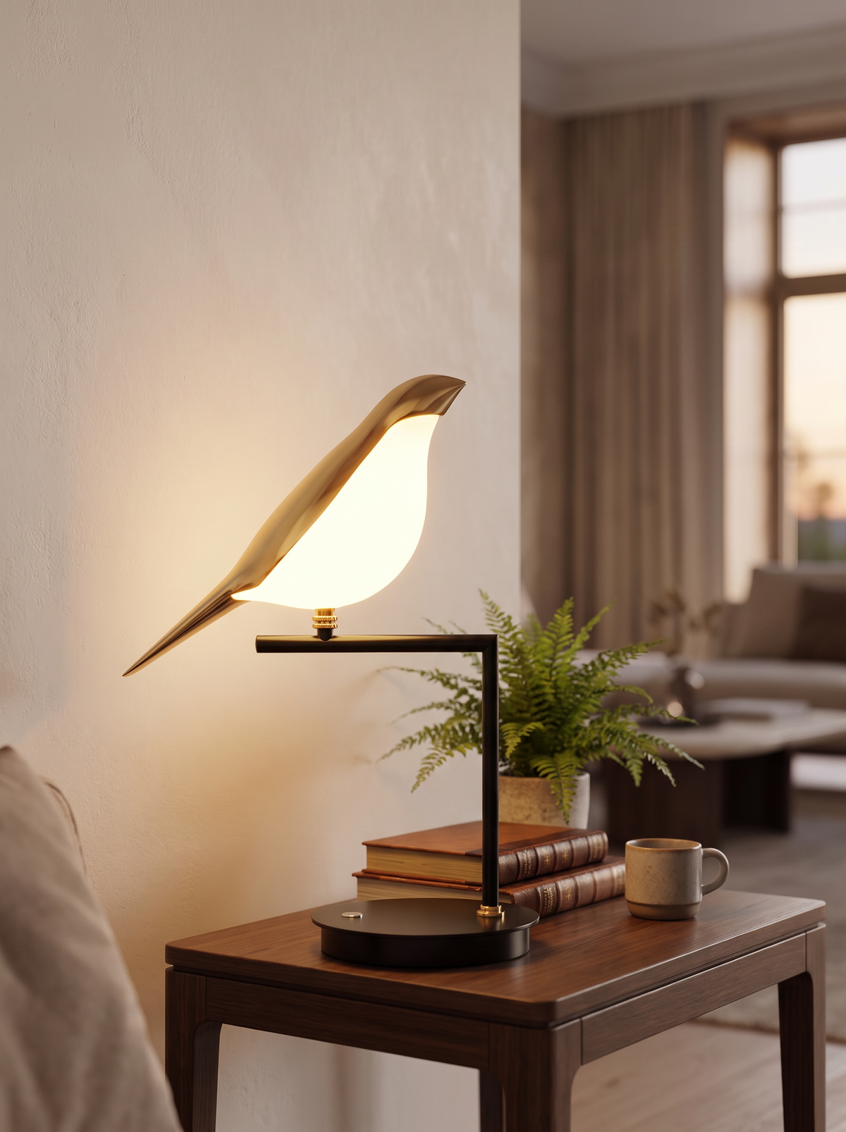 Golden Birdlight Wall Sconce lifestyle 1