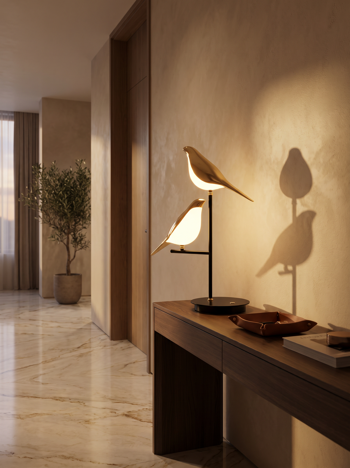 Golden Birdlight Wall Sconce lifestyle 2